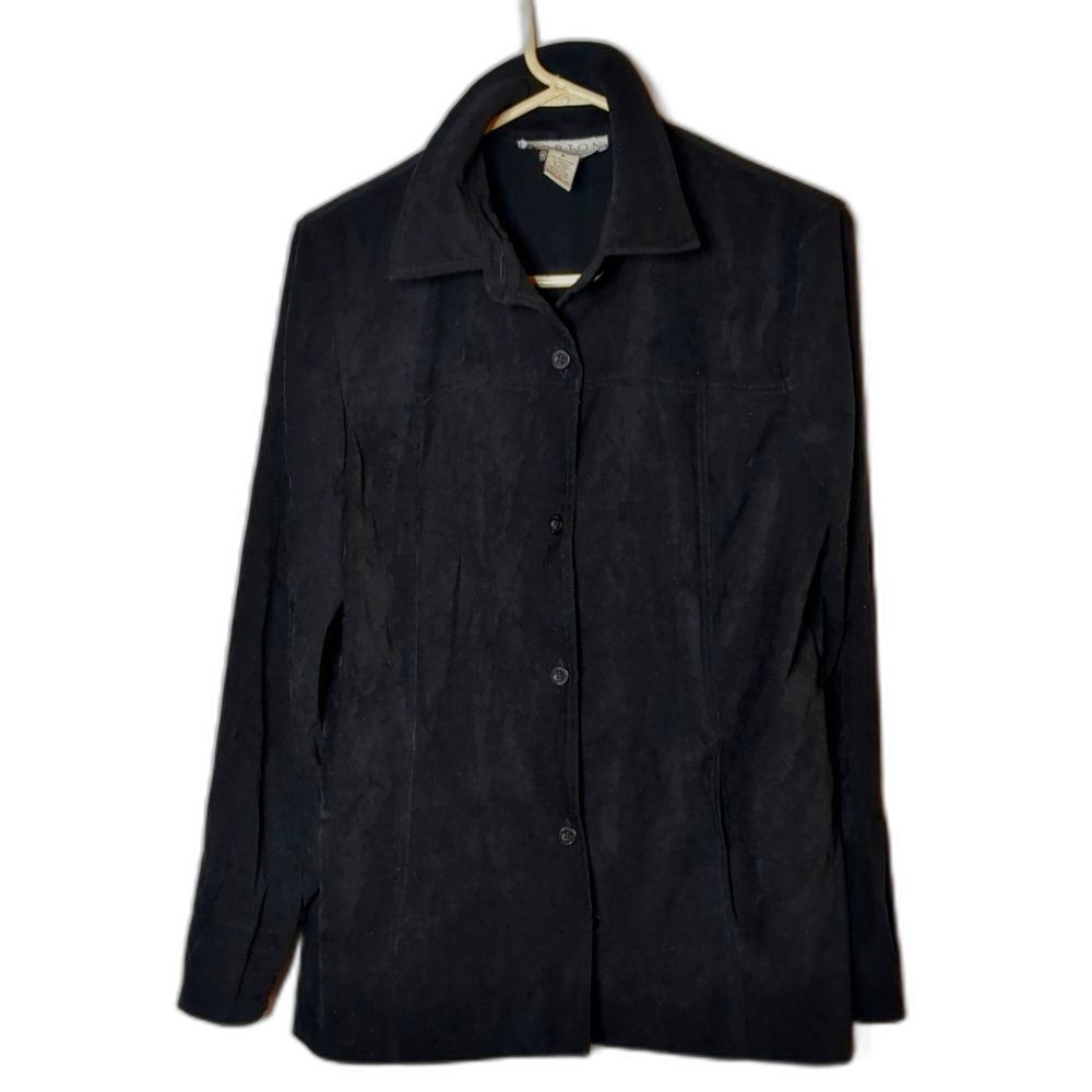 Norton Velour Button Up Jacket Women's Size 8